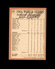 Dal Maxvill Signed Original 1969 Topps 1968 World Series St. Louis Cardinals Aut