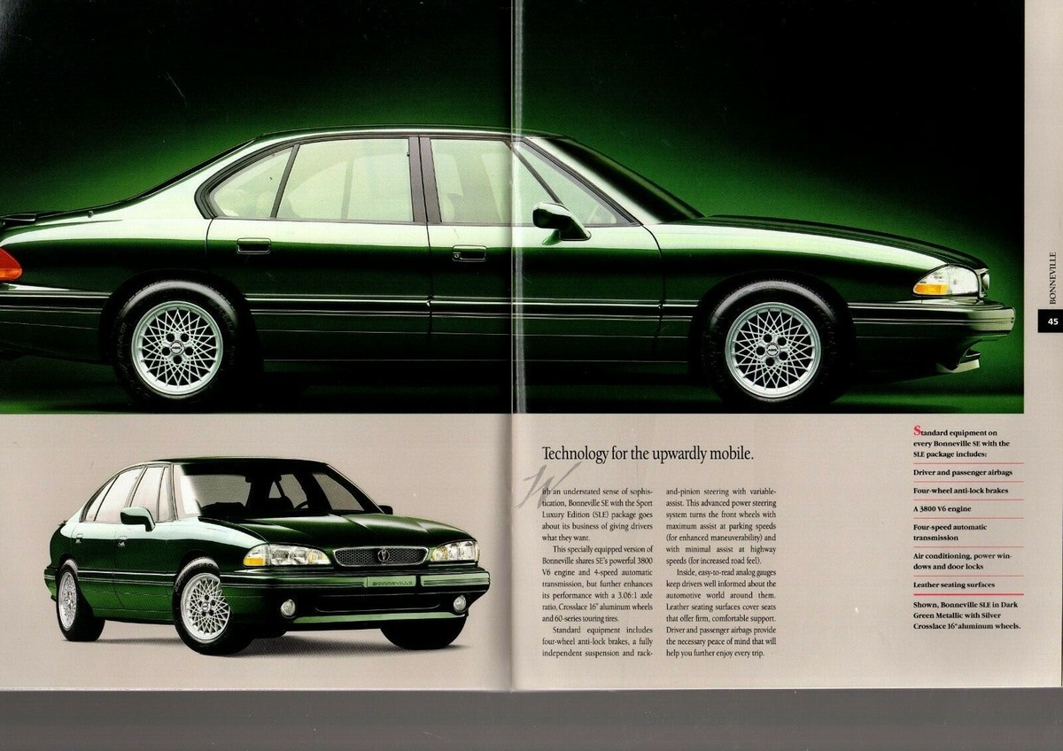 Big 1994 Pontiac Brochure:FIREBIRD Trans Am,Formula,GRAND AM
