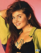 Tiffani Thiessen Signed Autograph Saved By the Bell 11x14 photo Beckett BAS