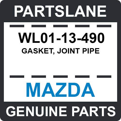 WL01-13-490 Mazda OEM Genuine GASKET, JOINT PIPE - Picture 1 of 1
