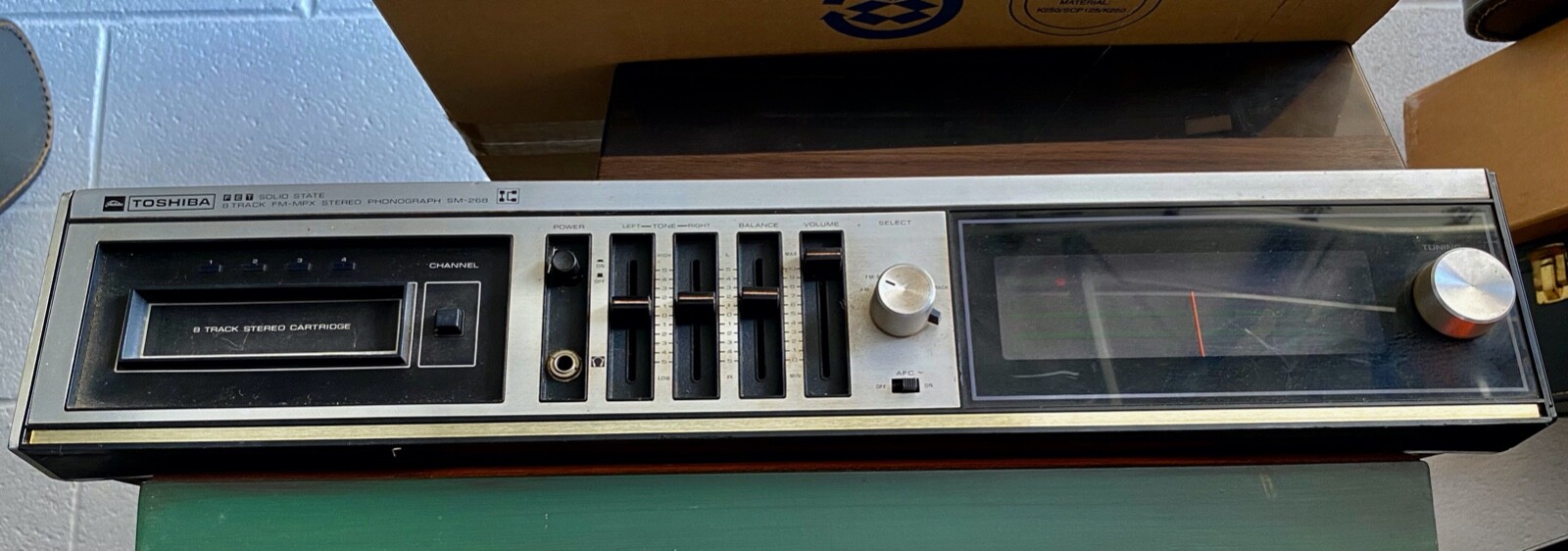 With 8 Track Player, Phonograph, Fm/mpx Radio