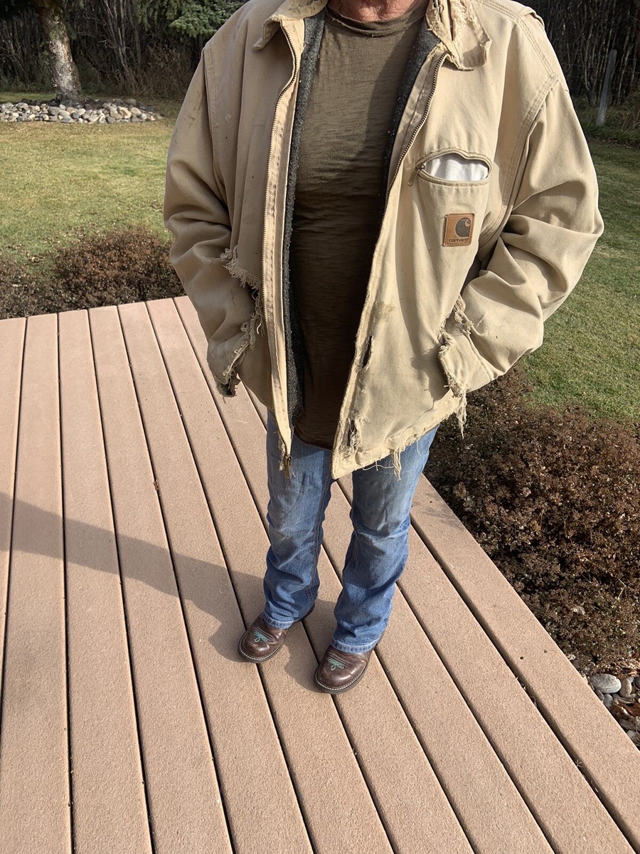 mens vintage carhartt jacket large | eBay