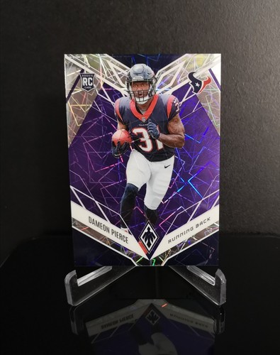 #'ed/99 💥 DAMEON PIERCE RC 2022 Panini Phoenix Purple Lazer Prizm Rookie #140
