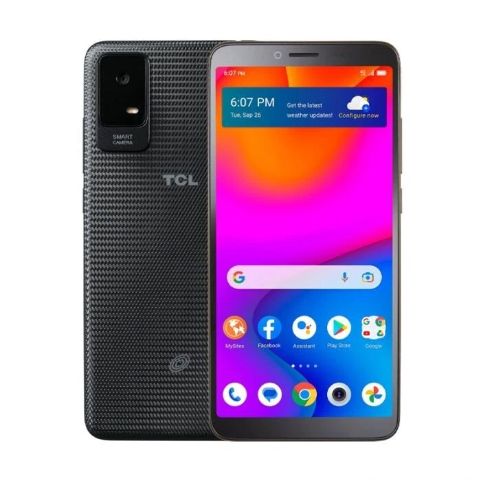 Teléfono Celular TCL ION V 32GB 6.0" HD 4G LTE 3000mAh Negro DESBLOQUEADO DE FÁBRICA NUEVO