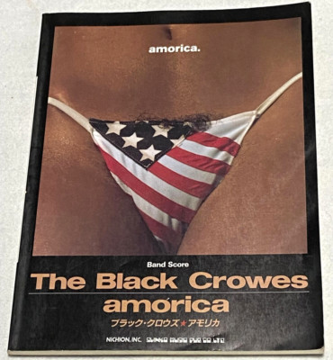 The Black Crows Amorica Band Score Japan Gitarre Bass Schlagzeug Gesang Tab Musik Buch