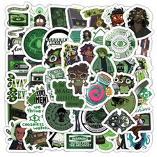 50pcs The Magnus Archives Podcast Stickers Avatar Eye RPG Laptop PC Decal Craft