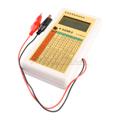 Digital LCD ESR Capacitance Ohm Meter Internal Resistance Tester Fault Detector