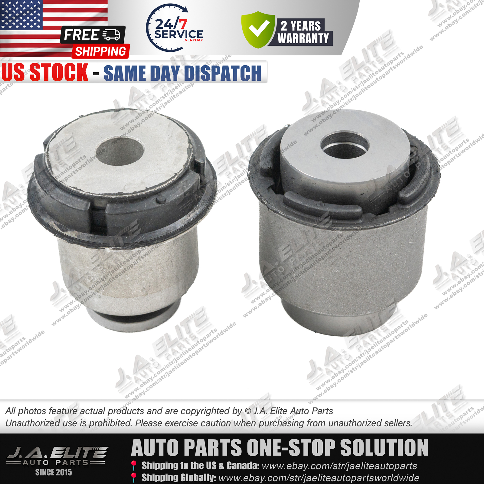 2pcs Front Lower Control Arm Bushing Kit fit Maserati Levante 670031992