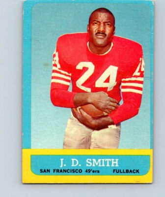 1963 TOPPS FOOTBALL #135 J.D. SMITH        LOW GRADE   GM
