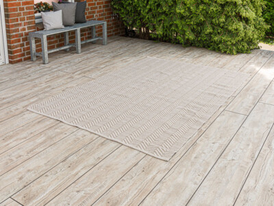 PAD Outdoor Teppich HARRY Beige 170x240 Fussmatte XL Matte Pad Concept Badematte