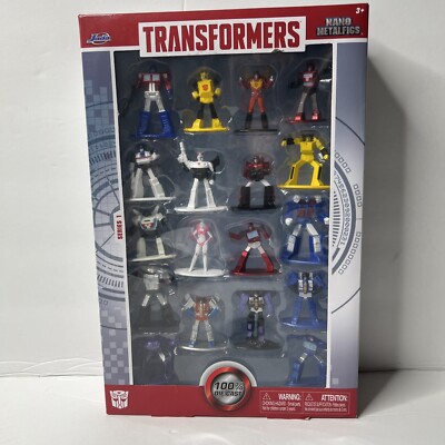 Transformers Nano Metalfigs Jada Toys,set of 18 minifigures