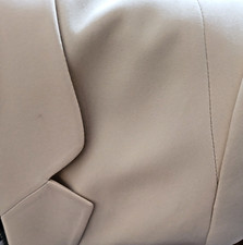 Louis Feraud 100% Silk Set Jacket&skirt Vintage Cream/ Beige. Uk12, D38,us8, F40