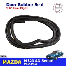 Door Rubber Weatherstrip Rear Right Fits Mazda 323 4d Sedan Bg Serie 1992-94 P07 Door Rubber Weatherstrip Rear Right Fits Mazda 323 4d Sedan Bg Serie 1992-94 P07