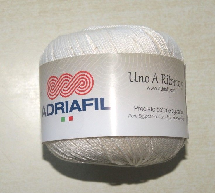 Pelote De Laine ADRIAFIL Uno Ritorto 5 Couleur Fuchsia N°31 - Coton Italie Neuve