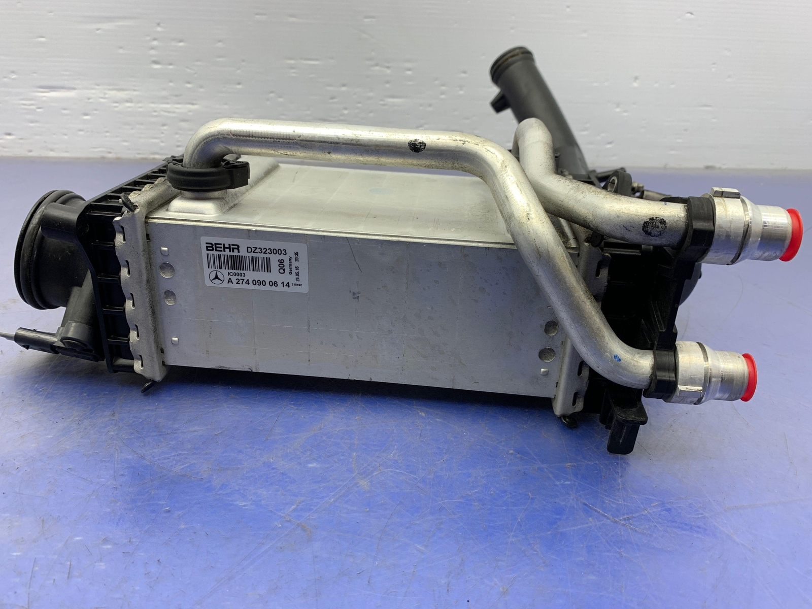 2017 - 2019 MERCEDES E300 OEM 2.0L M274 INTERCOOLER W/ PIPE *41K  