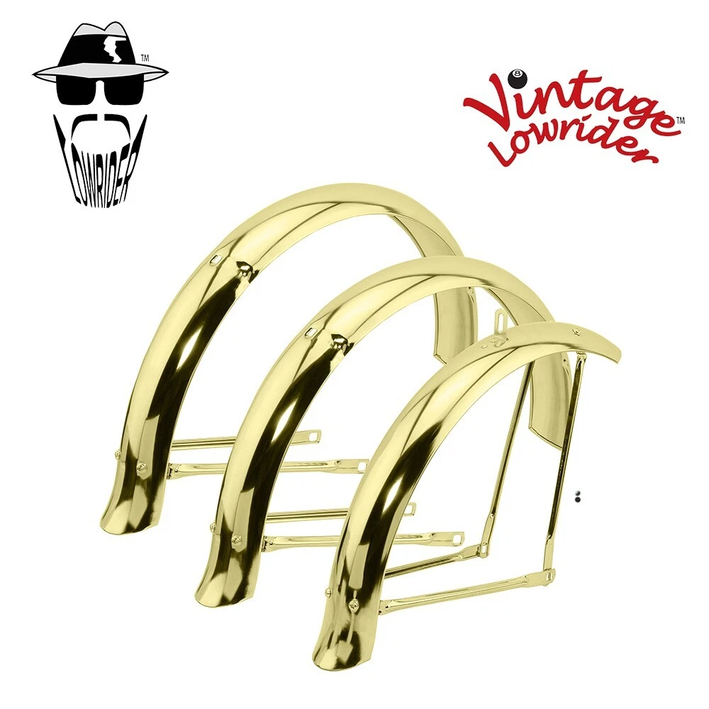 Plaque De Remplacement Pour Kit Conversion Lowrider Tricycle – 20/26 Pouces – Or