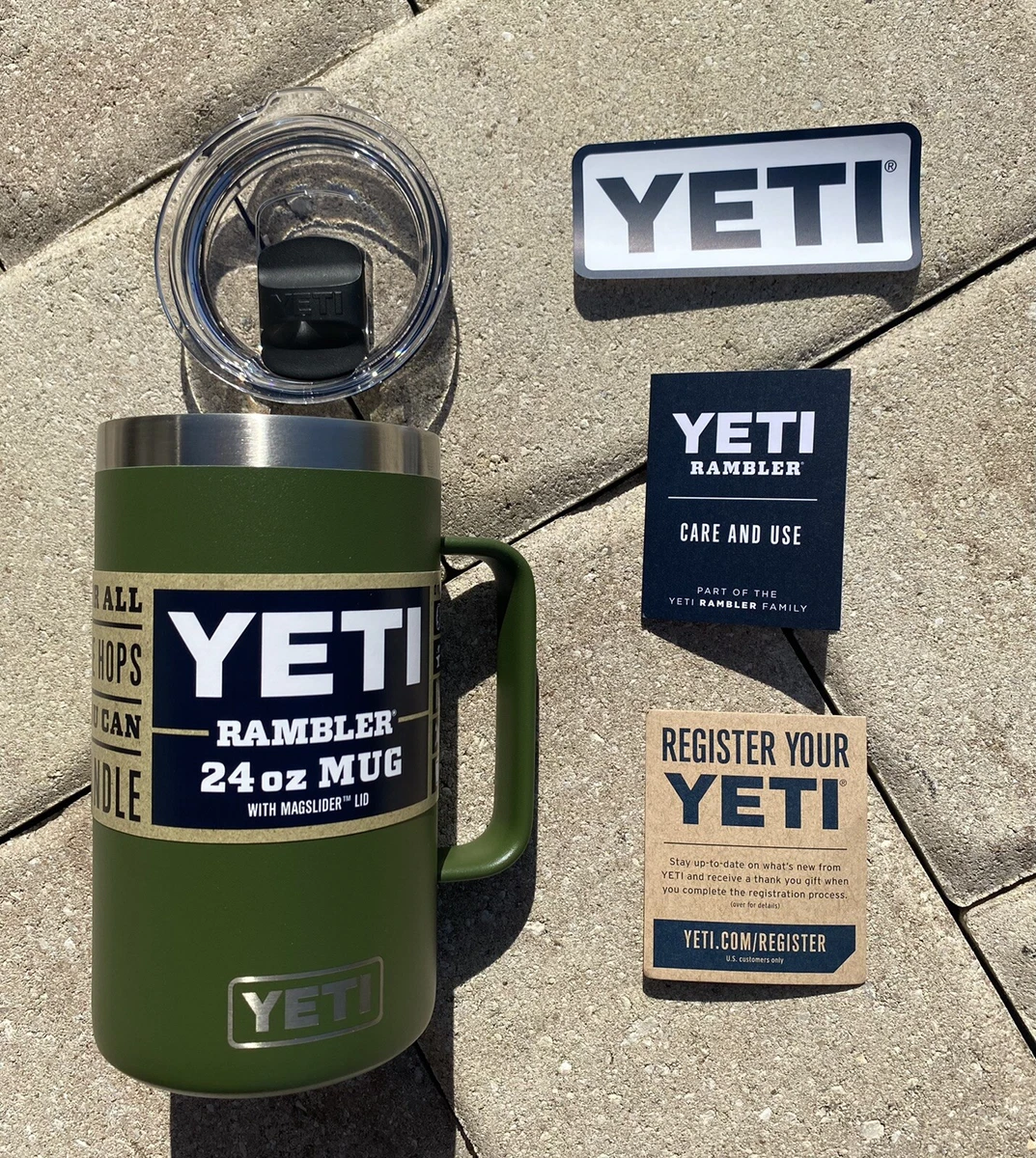 Yeti Rambler 24 oz Mug with Magslider Lid - Stainless