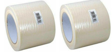 2 x EXTRA WIDE 4" Inch 10cm 100mm MASKING TAPE 2 X 50m Roll PRODEC VAT Invoice