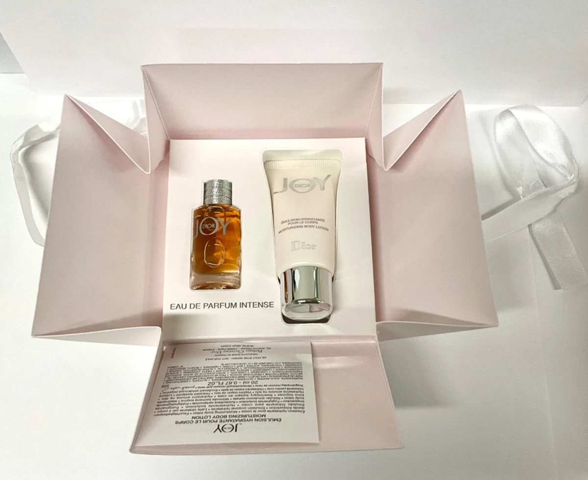 Dior JOY Eau de Parfum Intense 5ml & Body Lotion 20ml GIFT SET NIB  Splash Bottle