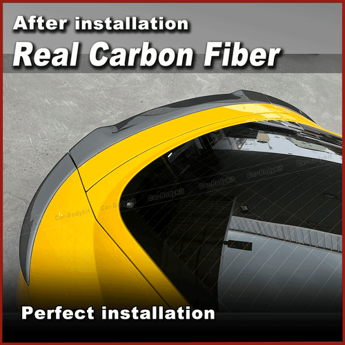 For Audi TT MK3 TTS TTRS 2015-2021 REAL Carbon Fiber Rear Trunk Spoiler Wing Lip - Picture 5 of 13