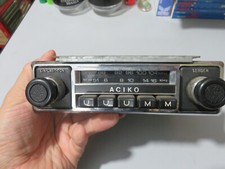 Autoradio Vintage 2 manopole ACIKO buonissime condizione estetiche