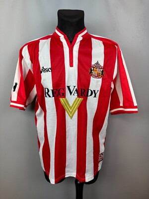 SUNDERLAND 1999 2000 HOME SHIRT FOOTBALL SOCCER JERSEY ASICS MENS