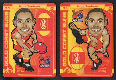 2017 AFL TEAMCOACH [FOOTY POP-UPS CARDS] - PU15a/15b Jarrod HARBROW (GOLD COAST)