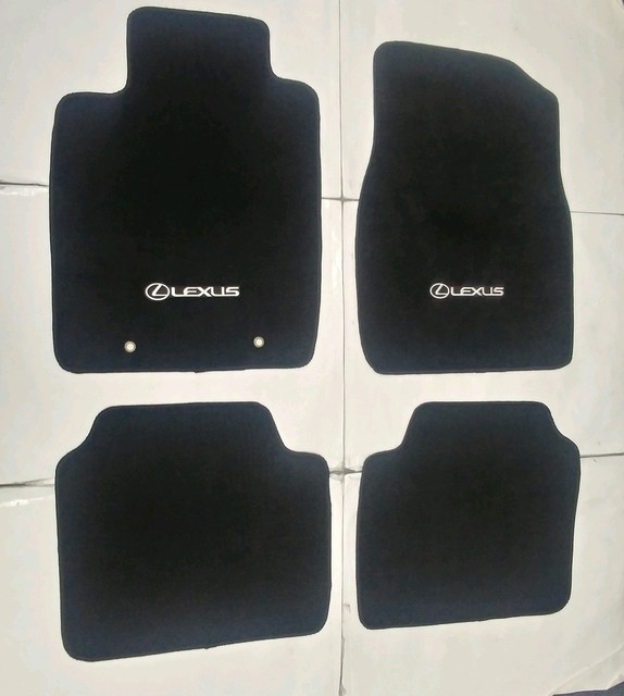 Fits 0206 Lexus ES300 ES330 Black Nylon Floor Mats W Emblem eBay