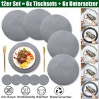 12er Set 6 Tischset 6 Untersetzer Platzdeckchen Tischmatte Platzmatte abwaschbar