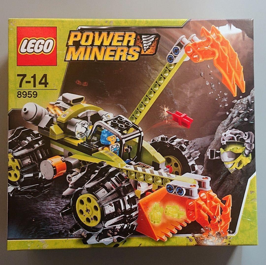 Lego Power Miners Claw Digger 8959 Sulfurix dynamite plow neon