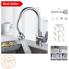 High-Quality Kitchen Faucet Attachment - Easy Install, Adjustable Spray Modes