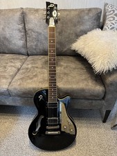 Electric Guitar Duesenberg Starplayer TV Stop Tailpiece Black with Hard Case