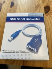 USB to Serial RS232/RS 232 Cable Converter/Adapter DB9.  NOW post paid