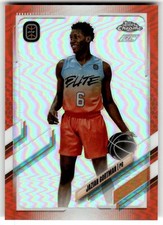 2021-22 Topps Chrome Overtime Elite Jazian Gortman Orange Refractor #/25 #69