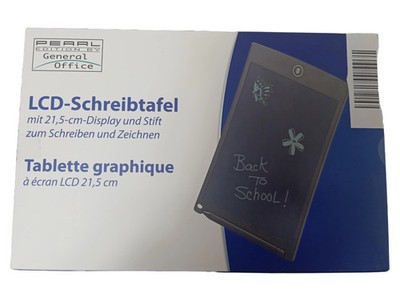 General Office Grafiktablett LCD-Schreibtafel 8 Zoll Display Schwarz Stift