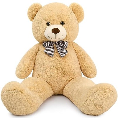  Giant Big Teddy Bear 4 Feet 47 inch Life Size Tan Plush Bear 47 inches Brown