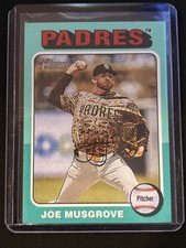🔥Joe Musgrove 2024 Topps Heritage High Number #502 Aqua Border Padres