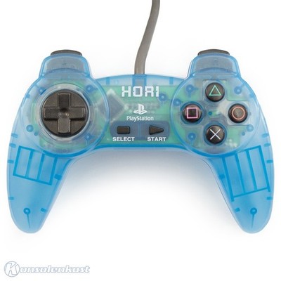PS1 / Playstation 1 - Controller / Pad #blau-transparent Horipad PS [Hori]