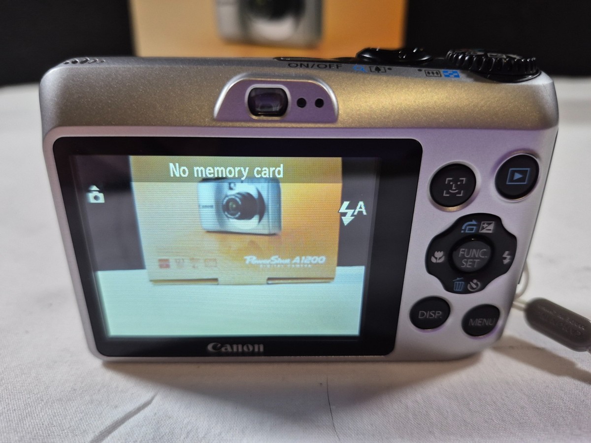 Canon PowerShot A1200 12.1MP Digital Camera - Silver for