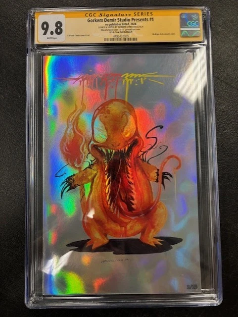 Gorkem Demir Studio Presents #1 Foil Signed/Sketch CGC 9.8 2024 GCB#2009 TCGC