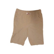 Tommy Hilfiger TH Flex Khaki Shorts Beige Stretch Classic Fit Large Boys 16/18