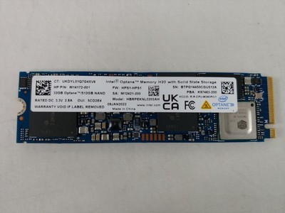 Intel H20 HBRPEKNL0202AH 32GB Optane/512GB NAND NVMe 80mm SSD