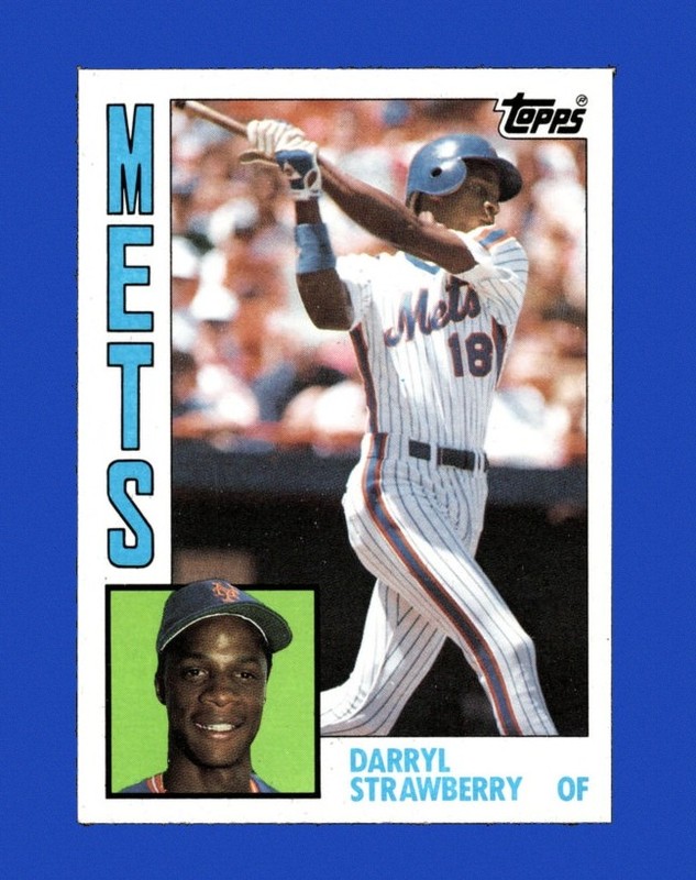 1984 Topps Set-Break #182 Darryl Strawberry RC NM-MT OR BETTER *GMCARDS*