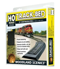 Woodland Scenics HO Scale Track-Bed Roadbed Material - Continuous Roll - 24ft
