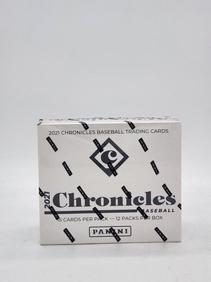 2021 Panini Chronicles Baseball Value Cello Box FACTORY SEALED [12 Packs]