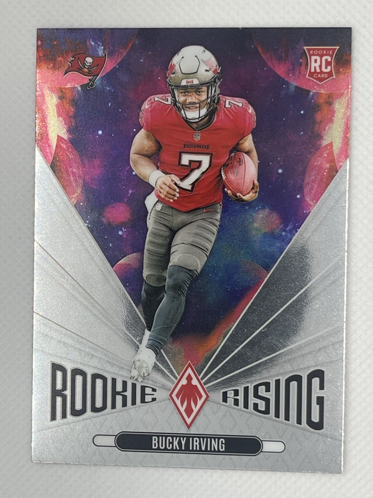 2024 Panini Phoenix Bucky Irving Rookie Rising RC Rookie #RR-BIG Buccaneers