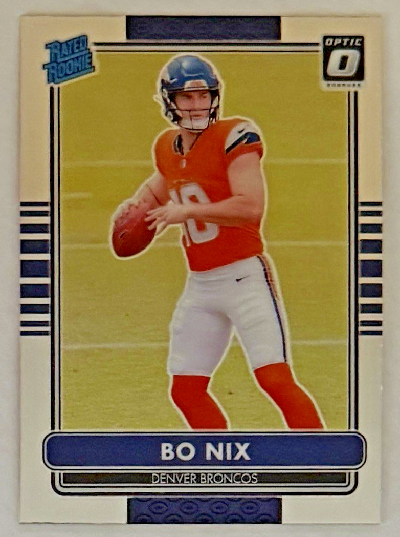 2024 Panini Donruss  Optic  Bo Nix  2014 Retro Series  Rated Rookie