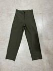 Mesmerize Olive Green Cropped Capri Pants Slit Size 2 — photo 1