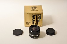 Nikon Nikkor 24mm 2.8 MF with Lens Caps, Orig Box