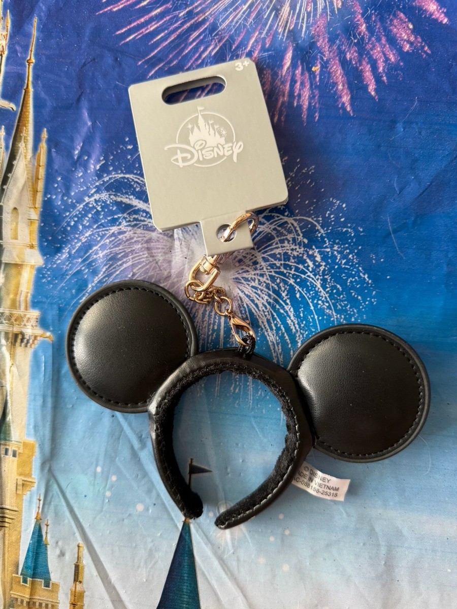 2026 Disney Parks Minnie Headband Ears Faux Leather Mickey Bag